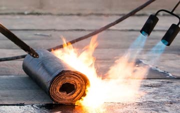 Postlip asphalt flat roofing repairs